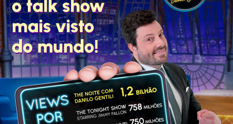 SBT lança campanha sobre sucesso do “The Noite” que supera talk shows norte-americanos no Youtube