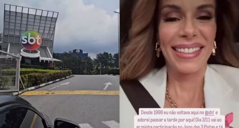 Ana Furtado retorna ao SBT para uma gravação especial do Programa Silvio Santos