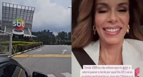 Ana Furtado retorna ao SBT para uma gravação especial do Programa Silvio Santos