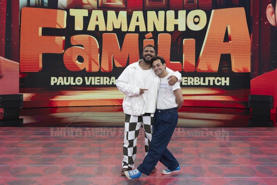 Paulo Vieira e Eduardo Sterblitch. Foto: Divulgação/Globo