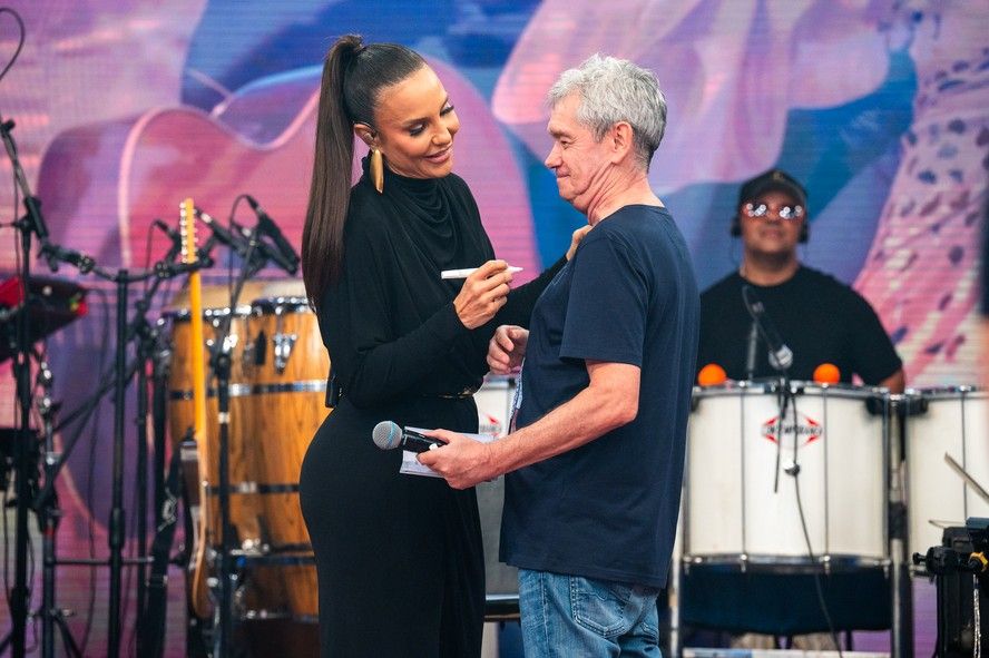 Ivete Sangalo e Serginho Groisman. Foto: Divulgação/TV Globo