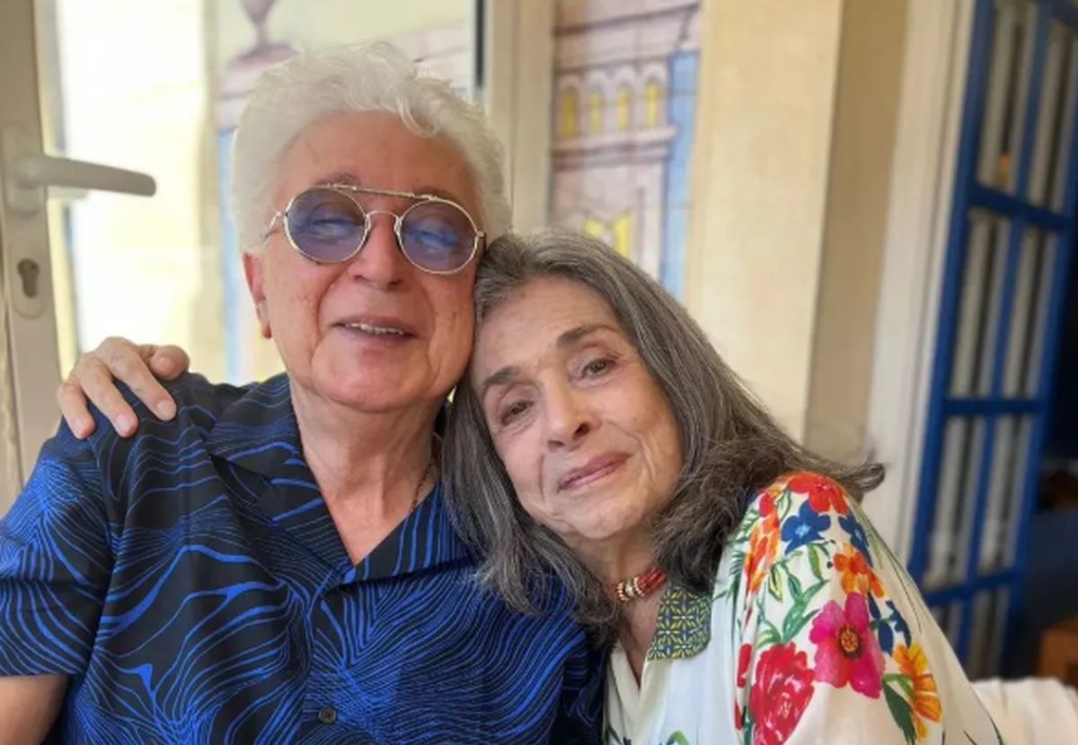 Aguinaldo Silva e Betty Faria. Foto: reprodução/instagram