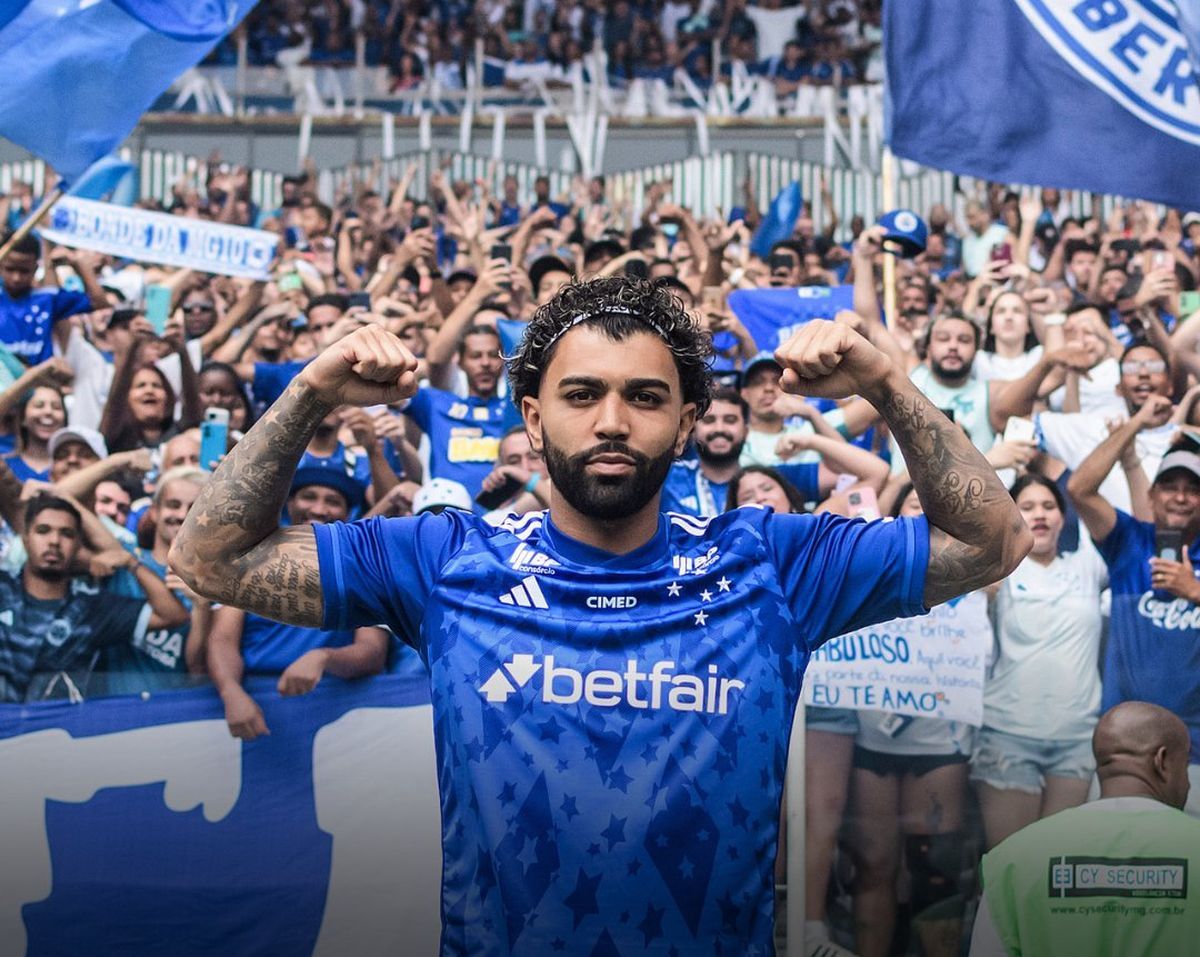 Gabigol estreia no Cruzeiro. Foto: Divulgação