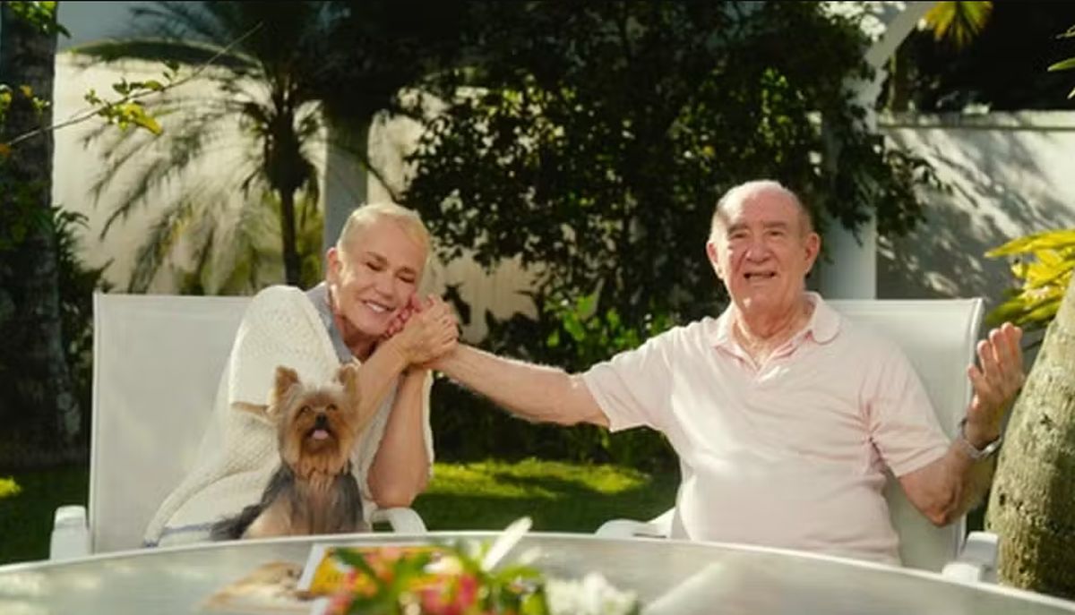 Renato Aragão e Xuxa Meneghel — Foto: Globo/ Divulgação