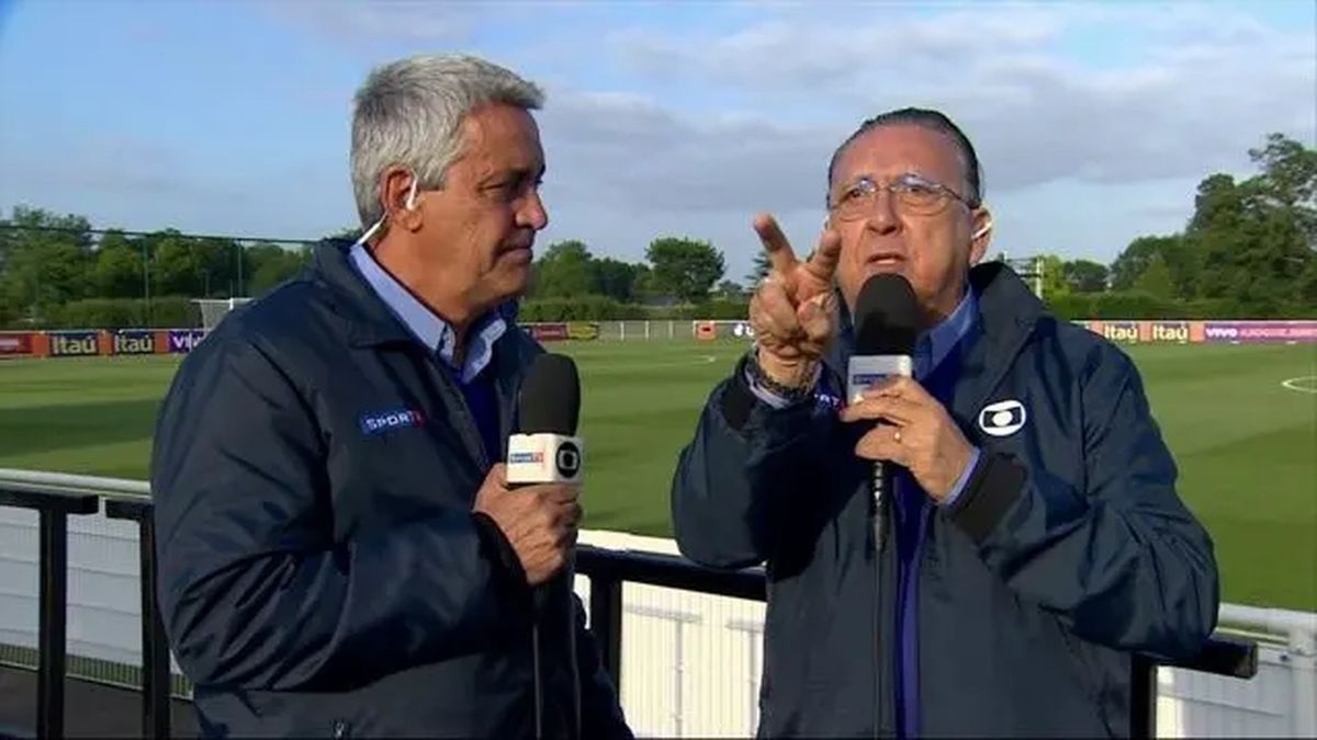 Mauro Naves e Galvão Bueno. Foto: Divulgação/TV Globo