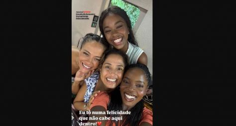 Camila Pitanga e Clara Moneke gravam a novela "Dona de Mim"