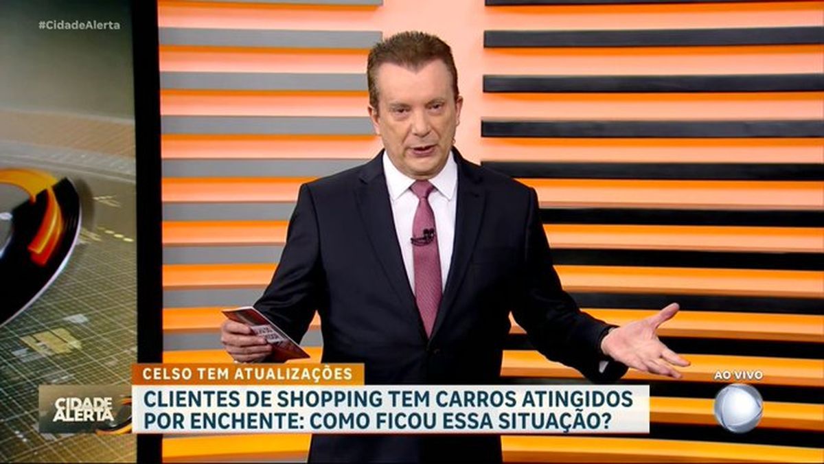 Celso Russomanno no Cidade Alerta. Foto: Reprodução/Record