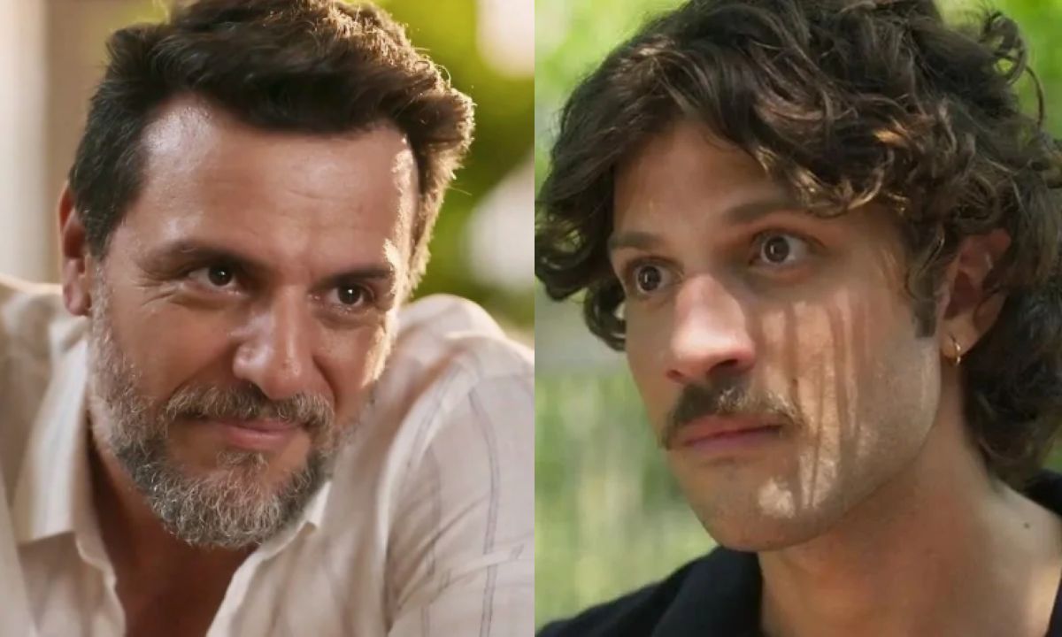 Molina (Rodrigo Lombardi) e Mavi (Chay Suede). Foto: Divulgação/Globo