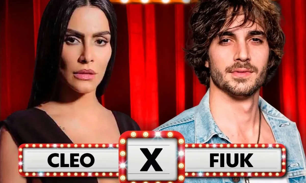 Domingão com Huck: Cleo e Fiuk duelam na "Batalha do Lip Sync"