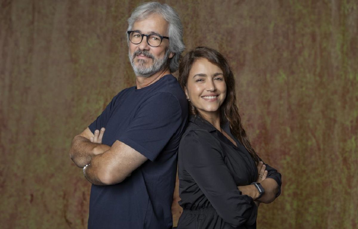 Paulo Silvestrini e Manuela Dias. Foto: Divulgação/TV Globo