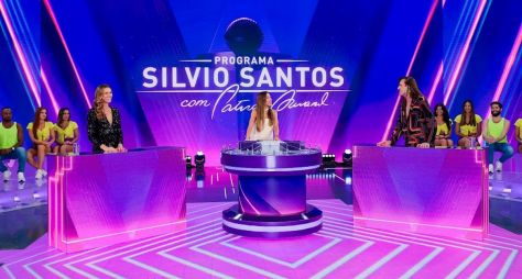 Dudu Bertholini e Renata Kuerten no “Programa Silvio Santos com Patricia Abravanel”