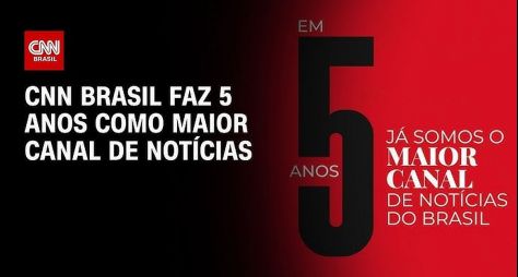 CNN Brasil completa cinco anos como um dos maiores canais de notícias do país