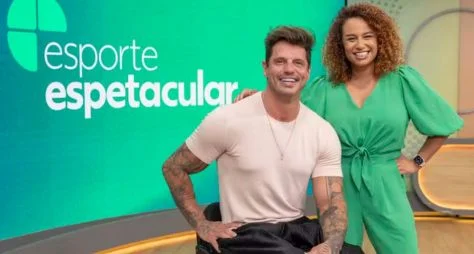 Fernando Fernandes e Karine Alves estreiam no "Esporte Espetacular"