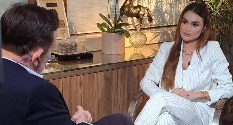 Ex-bailarina do Faustão rompe o silêncio em entrevista exclusiva a Roberto Cabrini no "Domingo Espetacular"