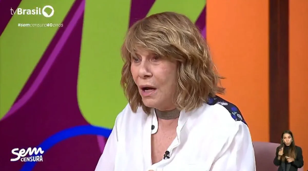 Renata Sorrah no Sem Censura. Foto: Reprodução/TV Brasil