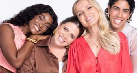 Eliana, Erika Januza, Tati Machado e Bela Gil recebem Giovanna Antonelli no "Saia Justa"