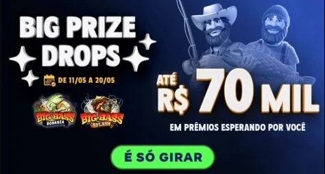 Promoção Betnacional: R$ 70 mil no Big Bass Bonanza e Splash