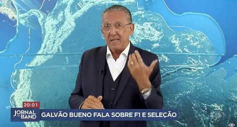 Galvão Bueno retorna à Fórmula 1 como comentarista especial da Band