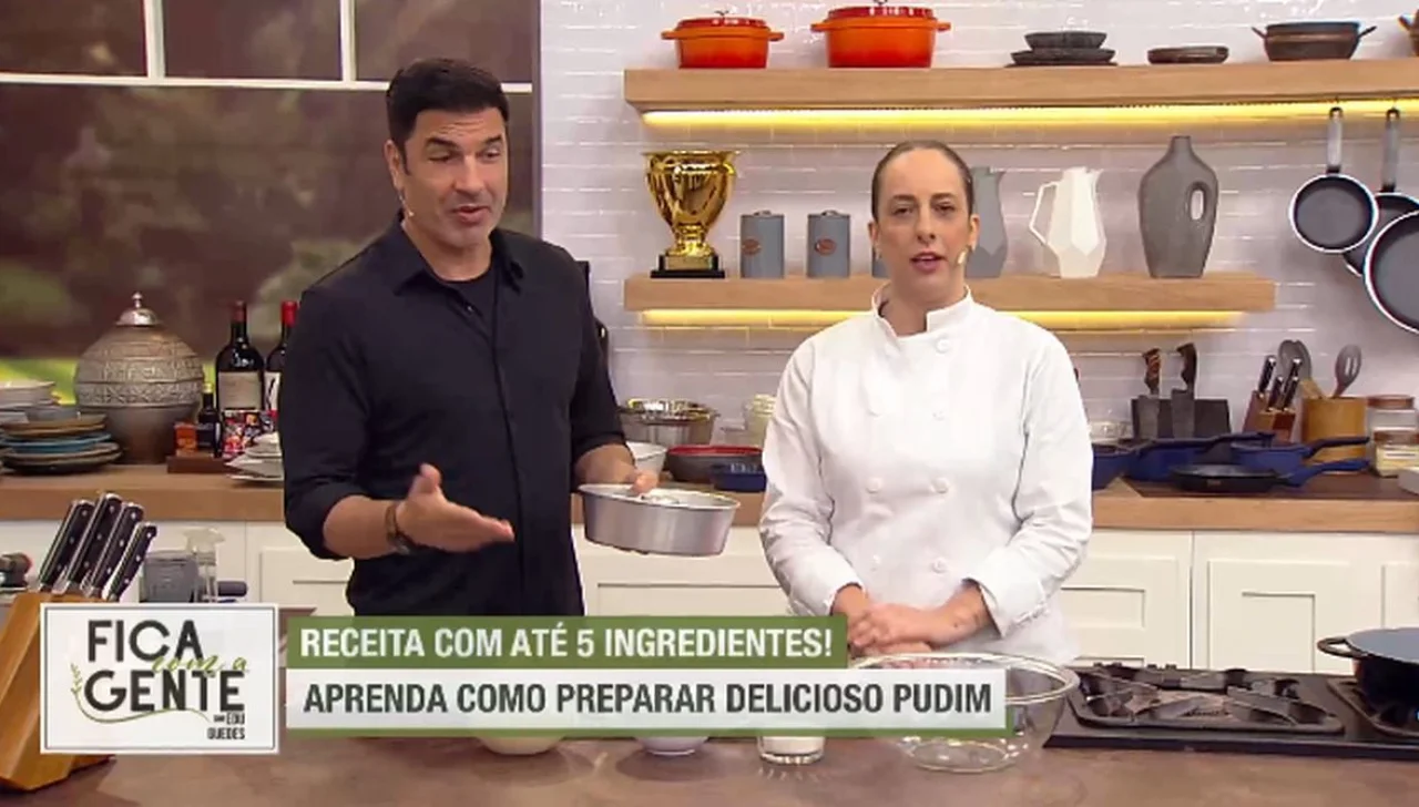 Edu Guedes no Fica com a Gente. Foto: Reprodução/RedeTV!