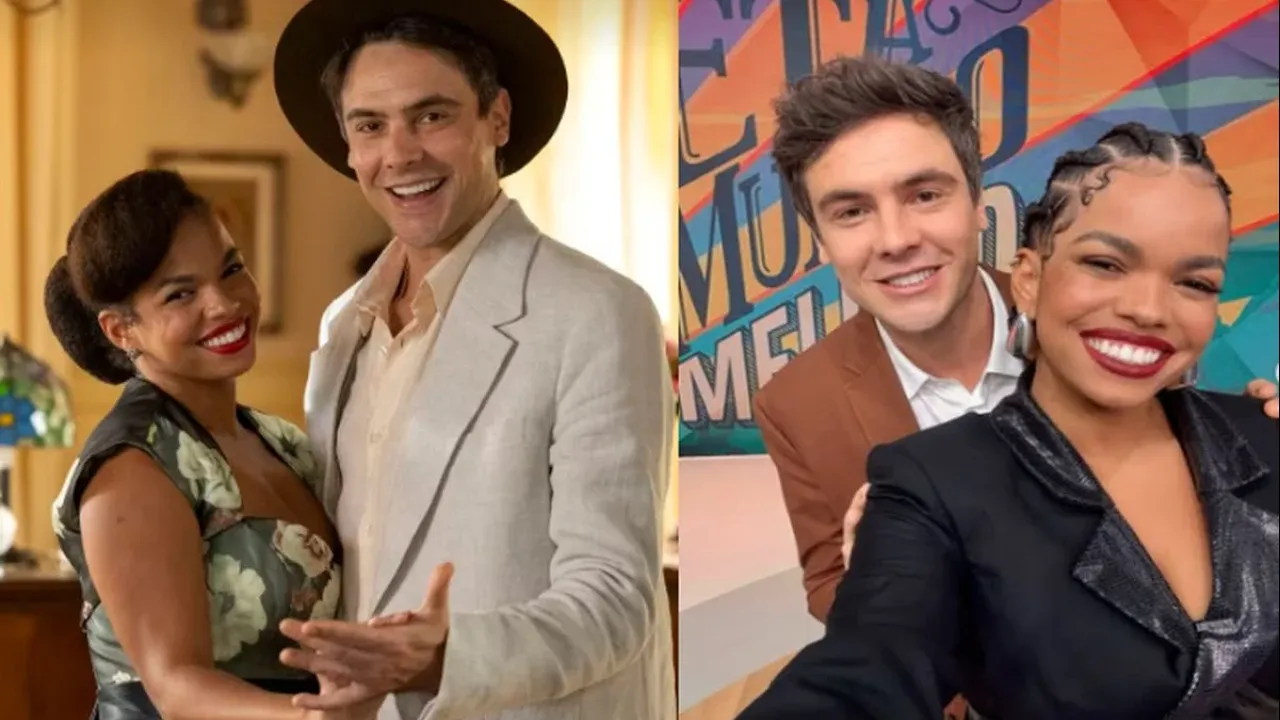 Sergio Guizé, Jeniffer Nascimento e elenco celebram lançamento de "Êta Mundo Melhor!"