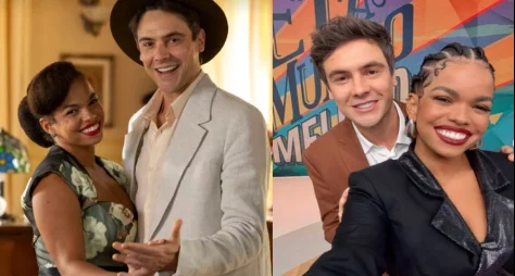 Sergio Guizé, Jeniffer Nascimento e elenco celebram lançamento de "Êta Mundo Melhor!"