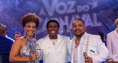 Vitória dupla: Jéssica Martin e Nino brilham e vencem "A Voz do Carnaval"