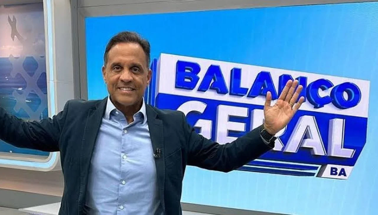 José Eduardo, o Bocão, no Balanço Geral BA. Foto: Record Bahia