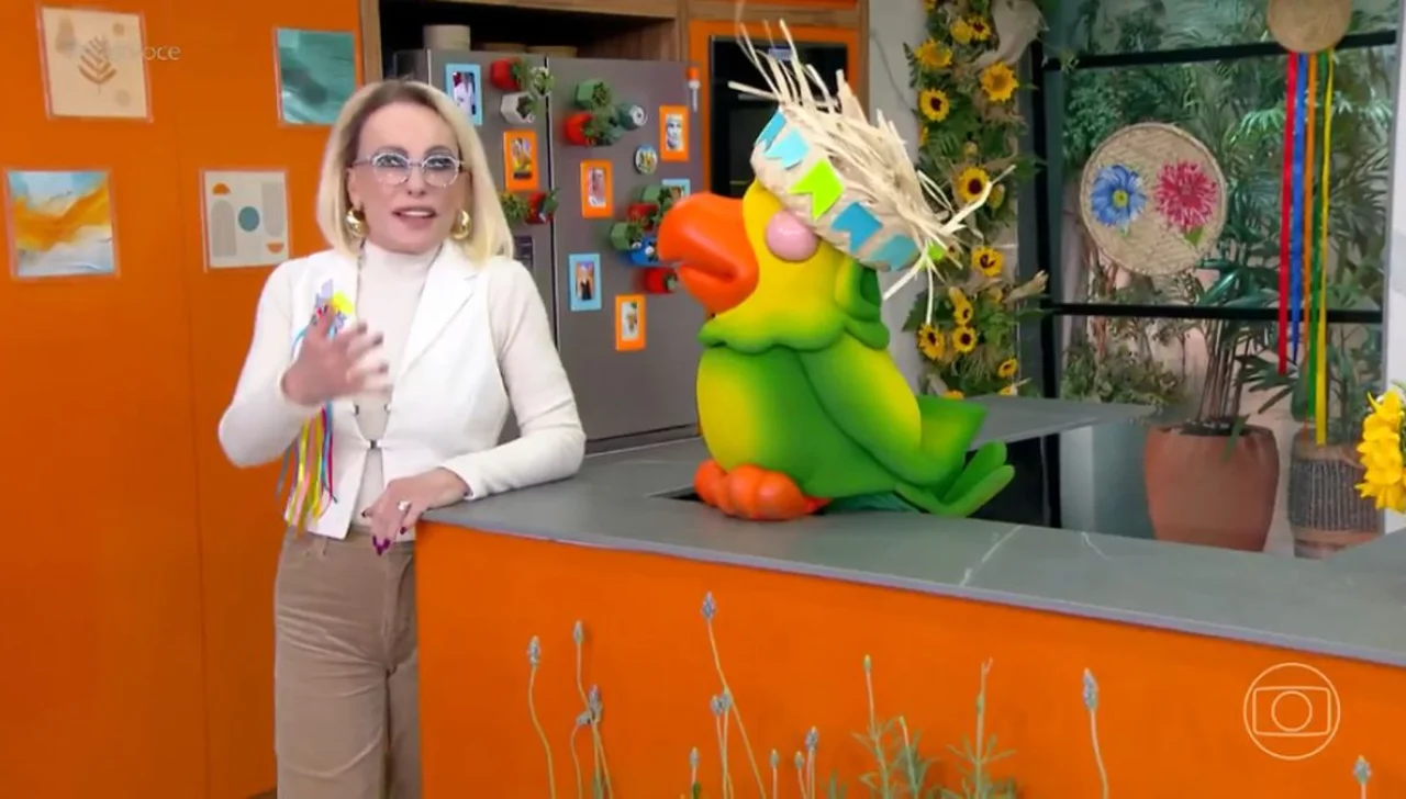 Ana Maria Braga apresenta o Mais Você. Foto: TV Globo