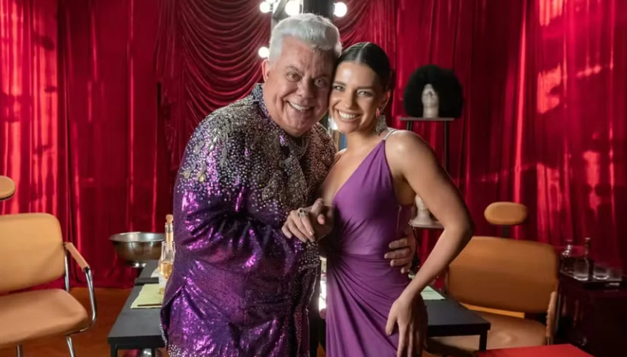Milton Cunha e Bruna Linzmeyer. Foto: TV Globo Estevam Avellar