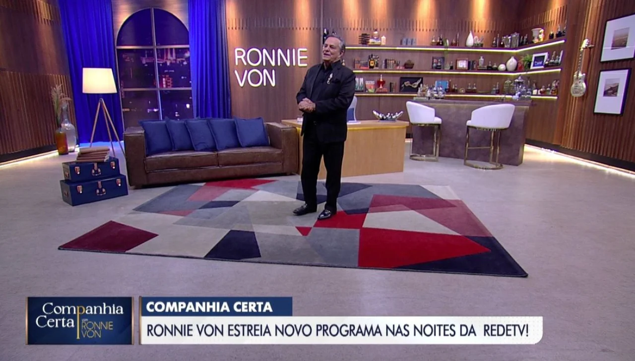 Ronnie Von apresenta o Campanhia Certa. Foto: Reprodução/RedeTV!