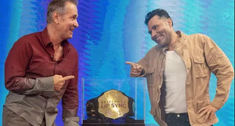 Rodrigo Sant'Anna e Nelson Freitas duelam na Batalha do Lip Sync neste domingo