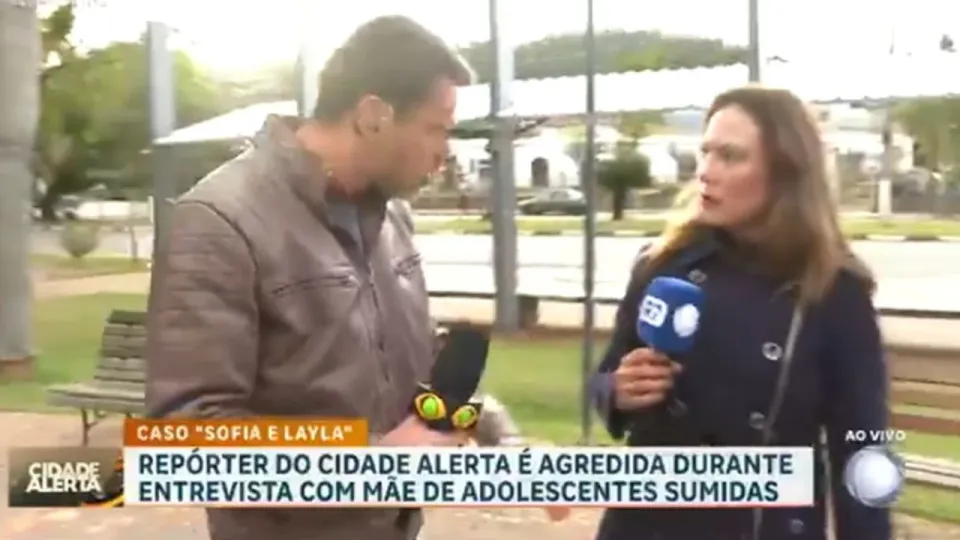Discussão entre repórteres da Band e Record ao vivo termina em empurrão e repercussão judicial
