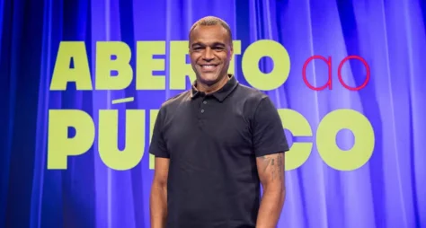 Denílson vira piada e rouba a cena na estreia de "Aberto ao Público"