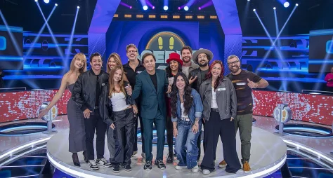 Fábio Porchat, Marcello Camargo e Cirillo Luna encaram o desafio do Acerte ou Caia!