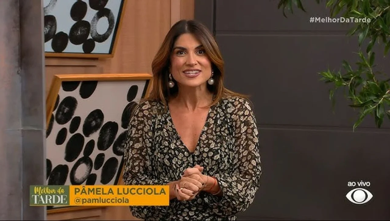 Pâmela Lucciola apresenta o Melhor da Tarde. Foto: Band