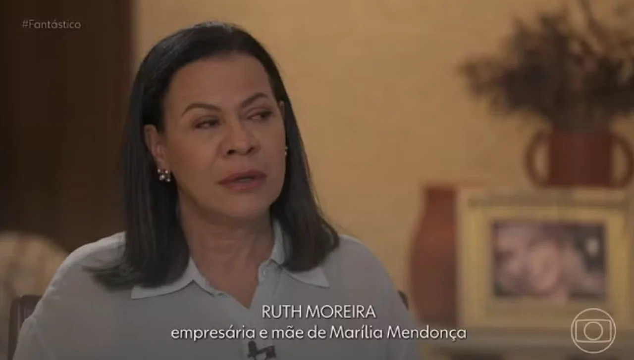 Mãe de Marília Mendonça. Foto: Reprodução/Fantástico (Globo)