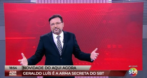 Com Geraldo Luís, a estreia do Aqui Agora registra apenas a quarta colocação em audiência