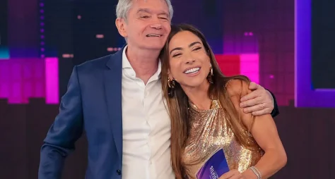 Autorizado pela Globo, Serginho Groisman grava o Programa Silvio Santos