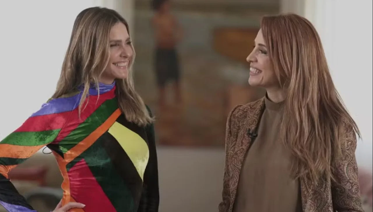 Poliana Abritta entrevistou Fernanda Lima. Foto: TV Globo