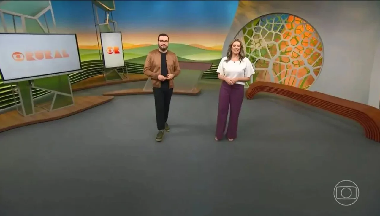 Apresentadores do Globo Rural. Foto: Reprodução/Globo