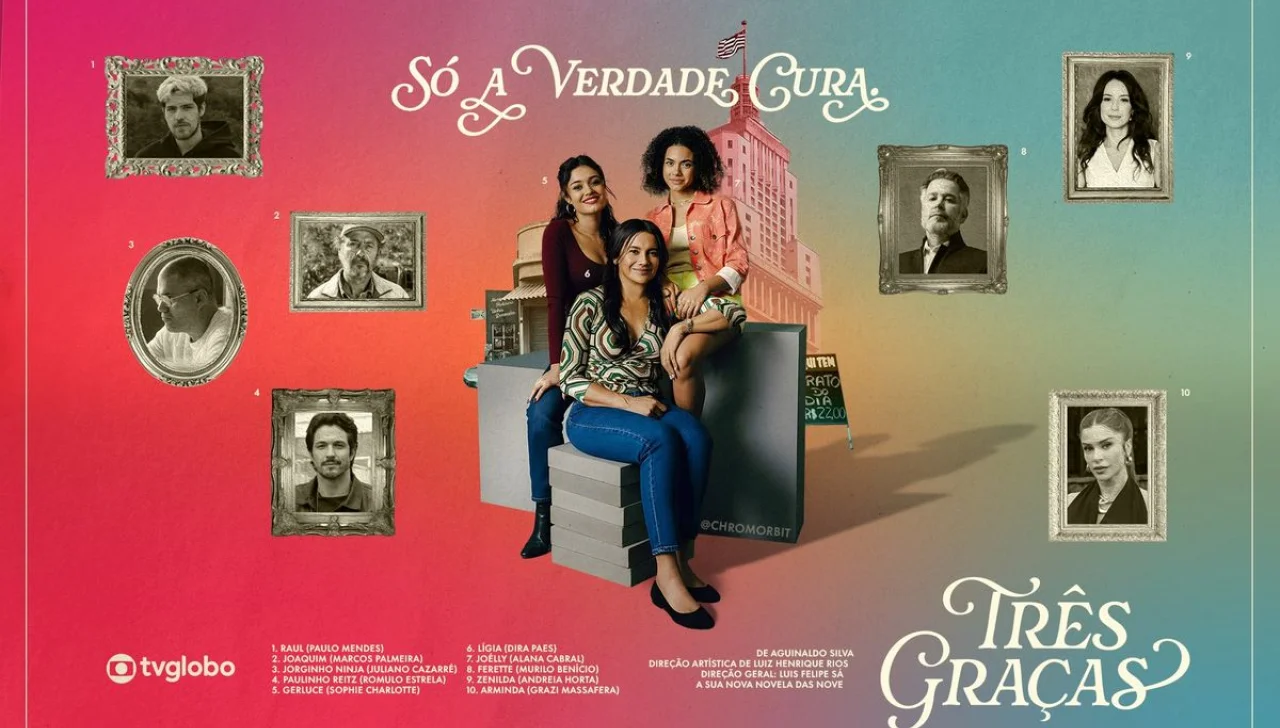 Três Graças. Foto: Divulgação/Globo