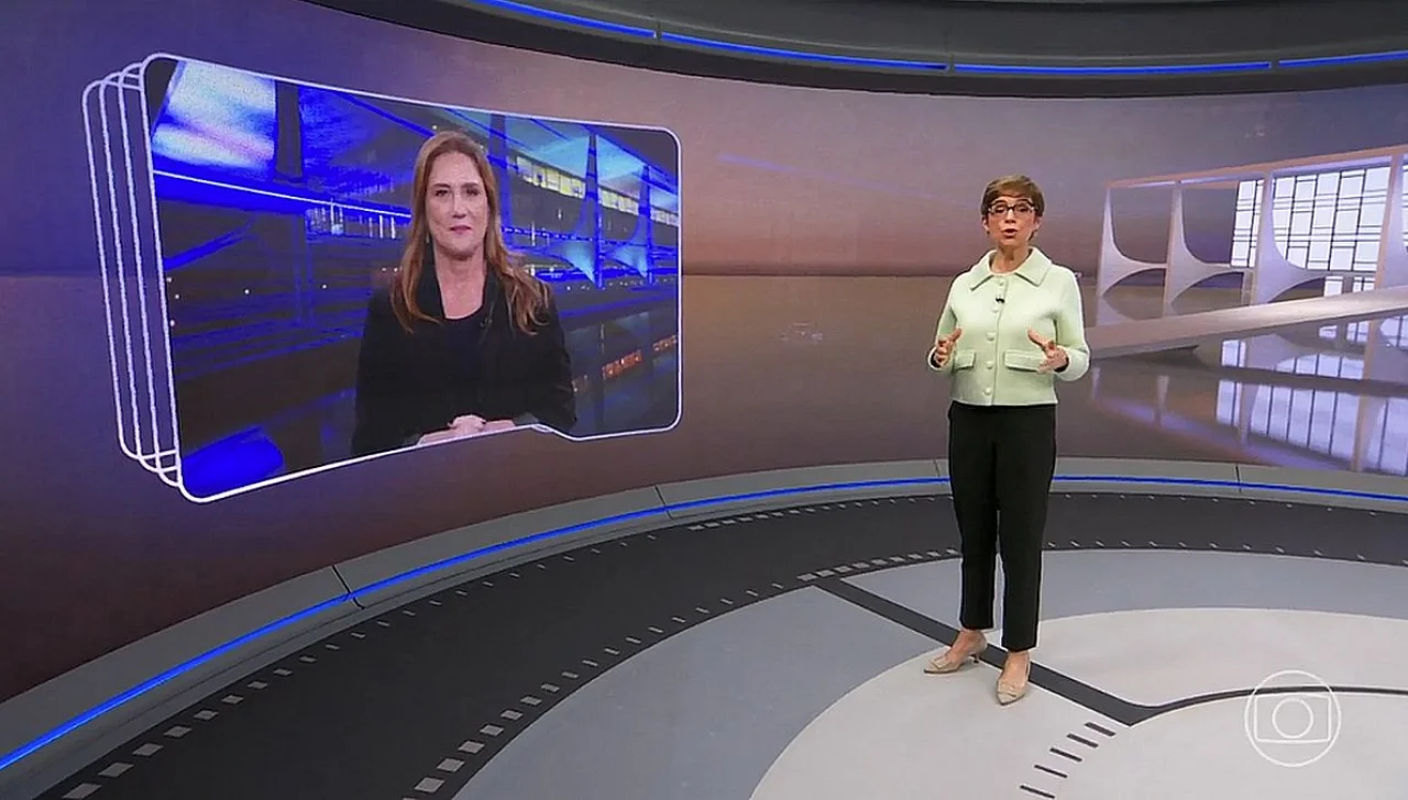 Jornal da Globo. Foto: Reprodução/Globo