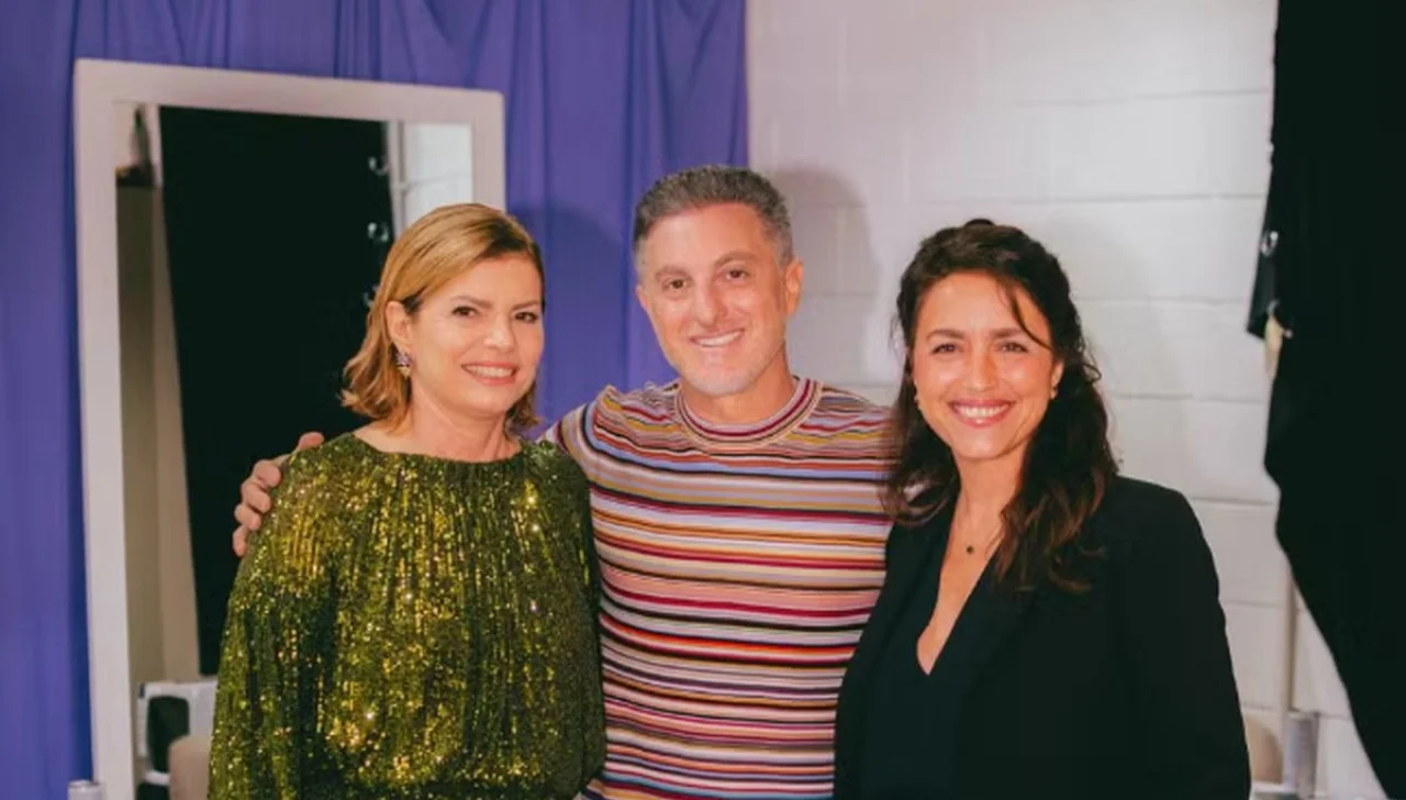 Debora Bloch, Luciano Huck e Manuela Dias. Foto: @wcnoclick