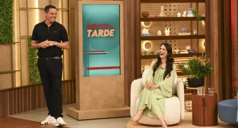 Chris Flores estreia na Band ao lado de Leo Dias no “Melhor da Tarde”