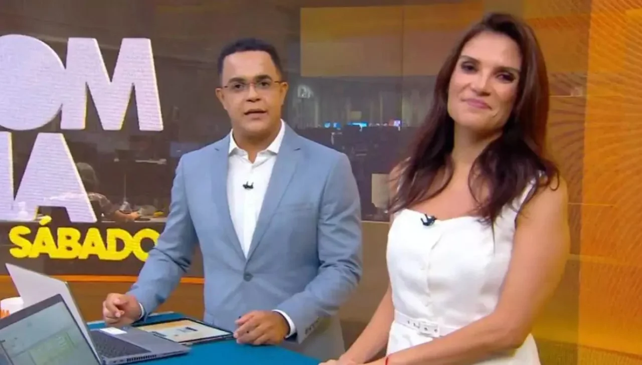 Marcelo Pereira e Sabina Simonato. Foto: Reprodução/TV Globo