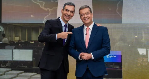 Jornal Hoje: César Tralli se despede e passa o bastão a Roberto Kovalick