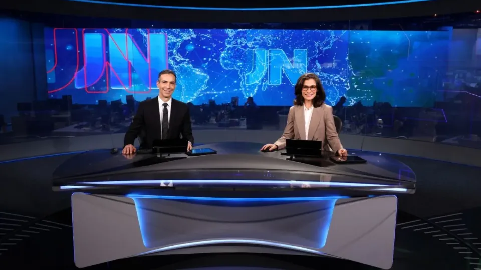 Novo mapa do tempo marca estreia de César Tralli no ‘Jornal Nacional’