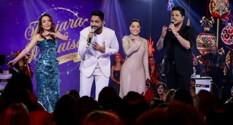 Noite mágica no SBT: Maiara & Maraisa registram show natalino com convidados