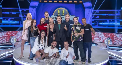 Reinaldo Gottino e Carolina Ferraz participam do 'Acerte ou Caia!' deste domingo