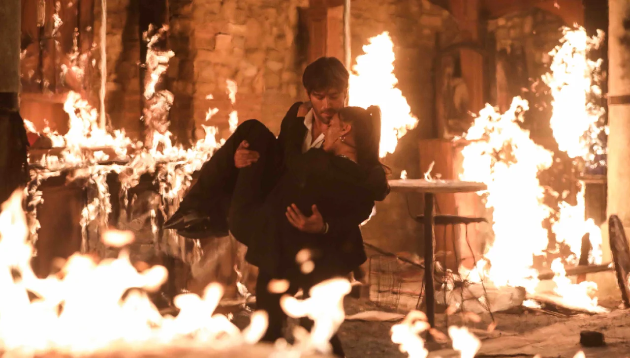 Cena de Chama do Destino. Foto: Divulgação/Record